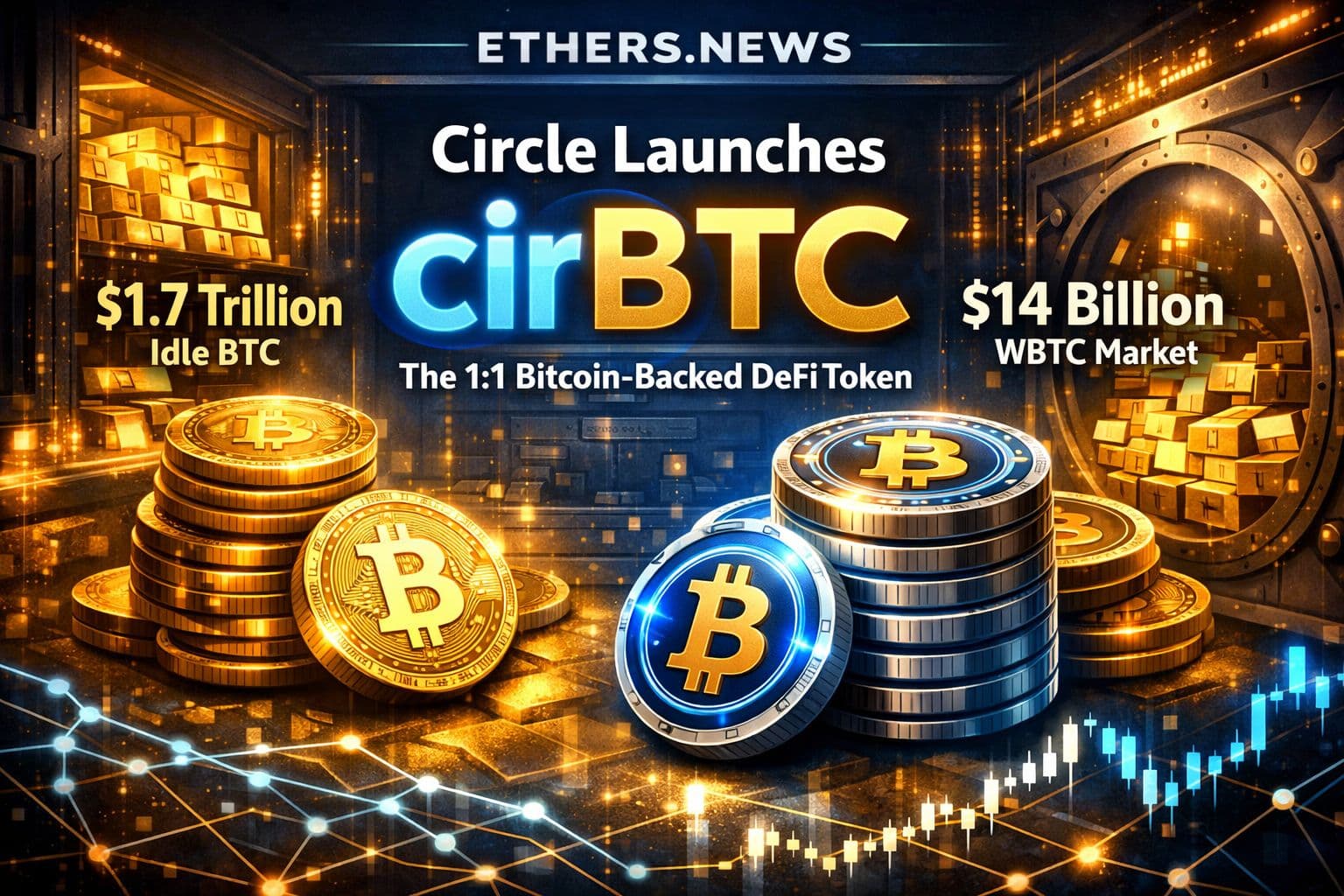 Circle Expands Beyond USDC With the Launch of cirBTC — A 1:1 Bitcoin-Backed Token Built to Unlock $1.7 Trillion in Idle BTC for DeFi and Dethrone WBTC in the $14 Billion Wrapped Bitcoin Market
