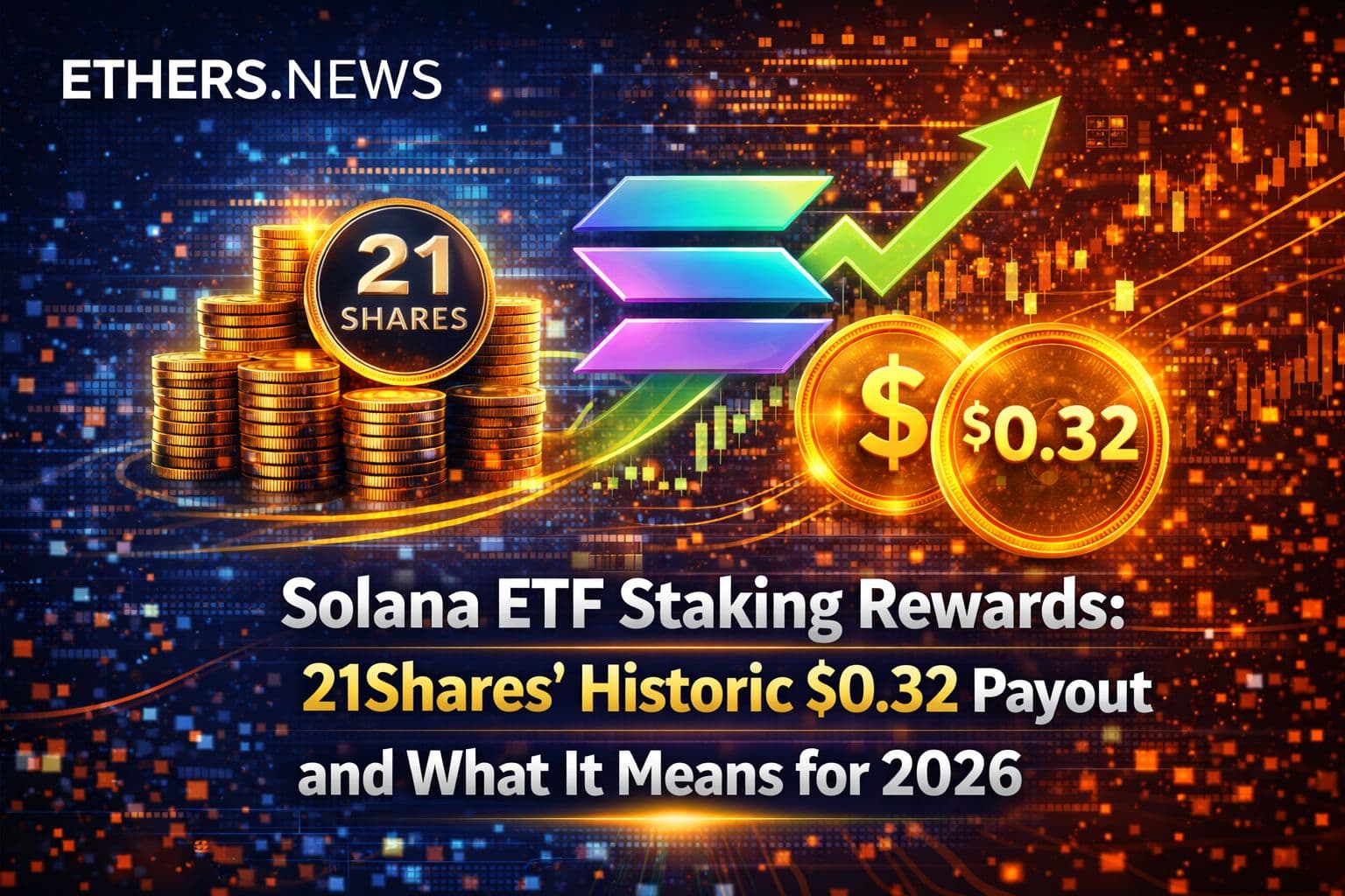 Solana ETF Staking Rewards: 21Shares’ Historic $0.32 Payout and What It Means for 2026