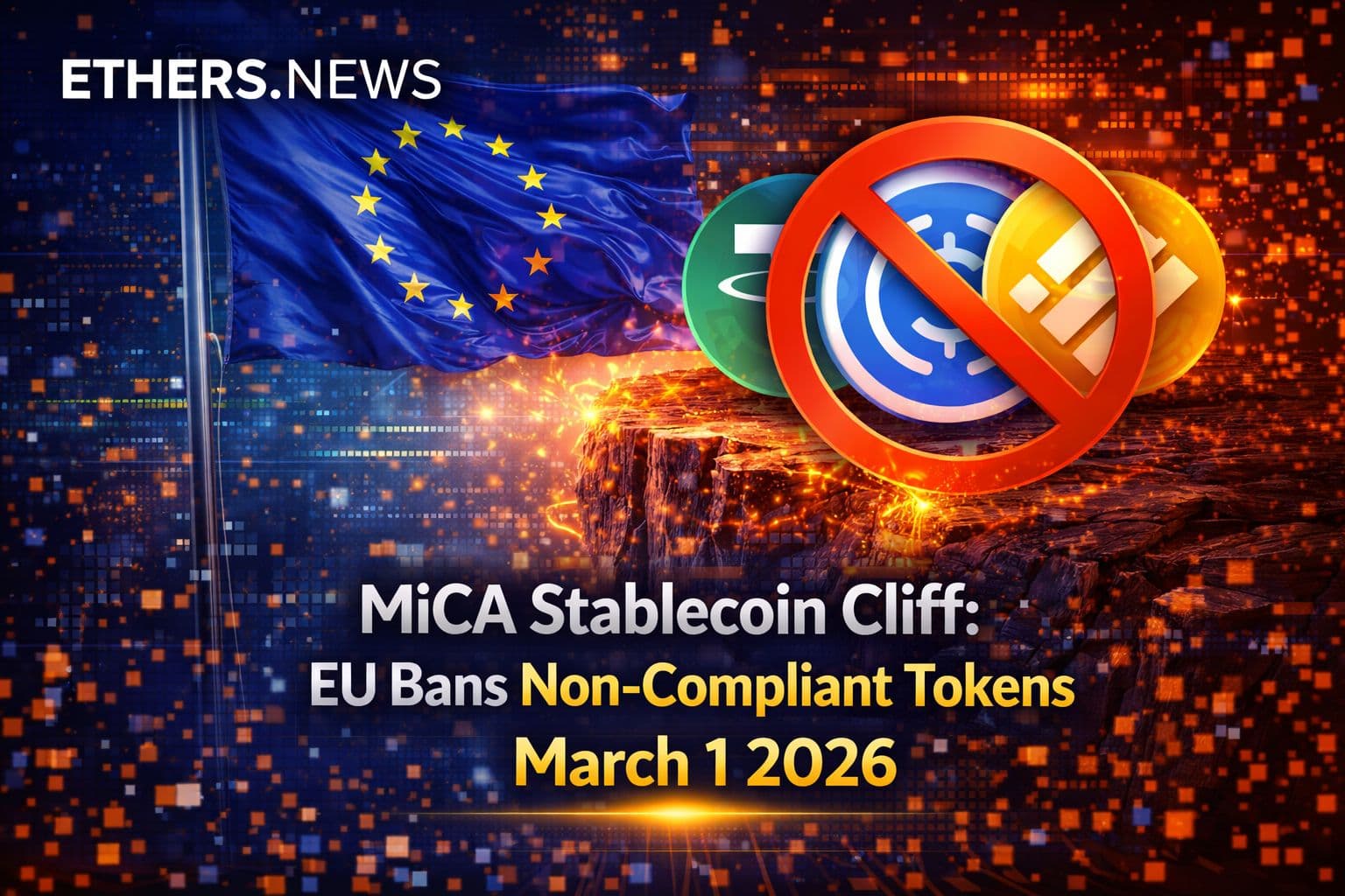 MiCA Stablecoin Cliff: EU Set to Lock Out Non‑Compliant Tokens on March 1, 2026